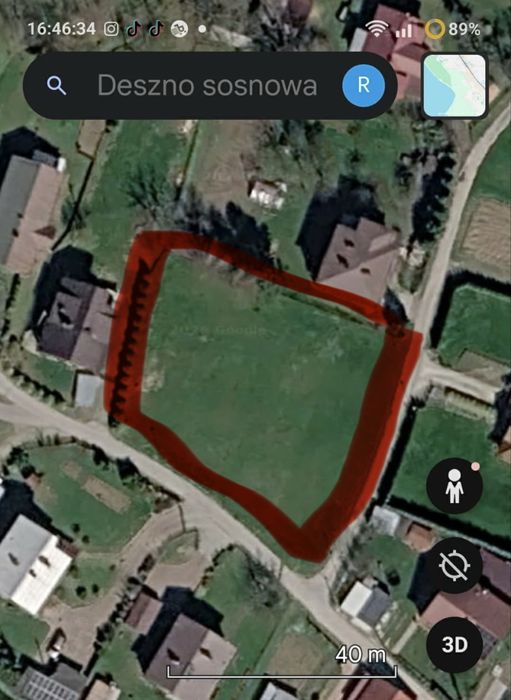 Na sprzedaż działka 1603 m² – Rymanów-Zdrój, asfaltowy dojazd, wszystkie media - Widok 5