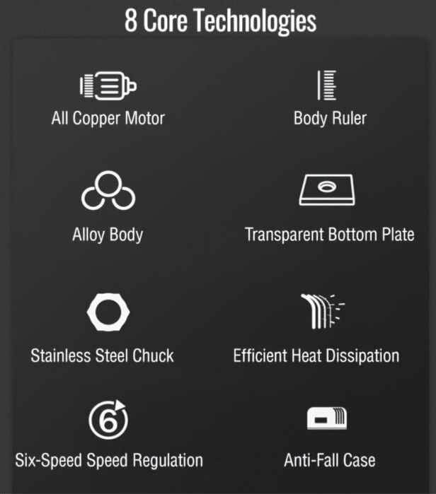 Fresadora De Borda De Madeira, 800w De Potãªncia, Alta Precisã£o