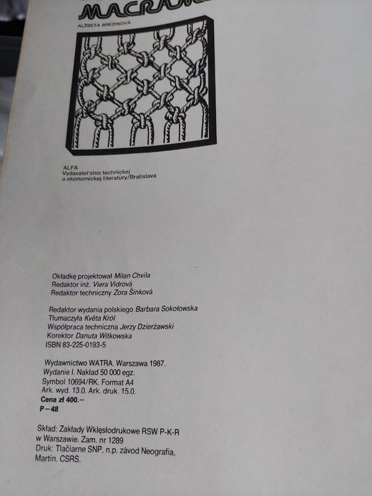 Makrama Alzbeta Brezinova