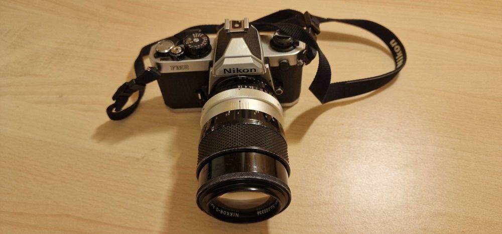 Nikon FM2 com a 135mm F2.8