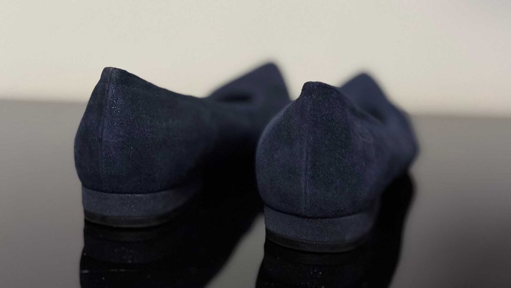 Gerry Weber | granatowe zamszowe baleriny r. 36.5 (wkładka 23 cm)