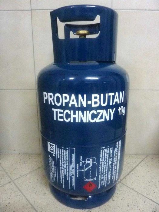 Butla gazowa 11 kg z syfonem do wózka widłowego