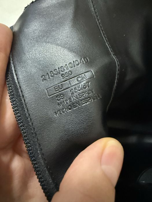 Шкіряні ковбойки козаки Zara