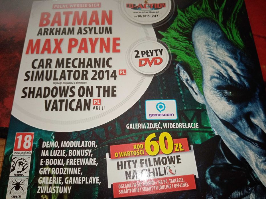 CD-Action 10/2015 #247 – Batman AA, Max Payne, Shadows Vatican Akt II