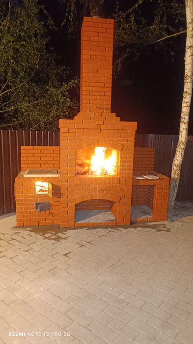 Каміни, печі, бабекю та мангал зони