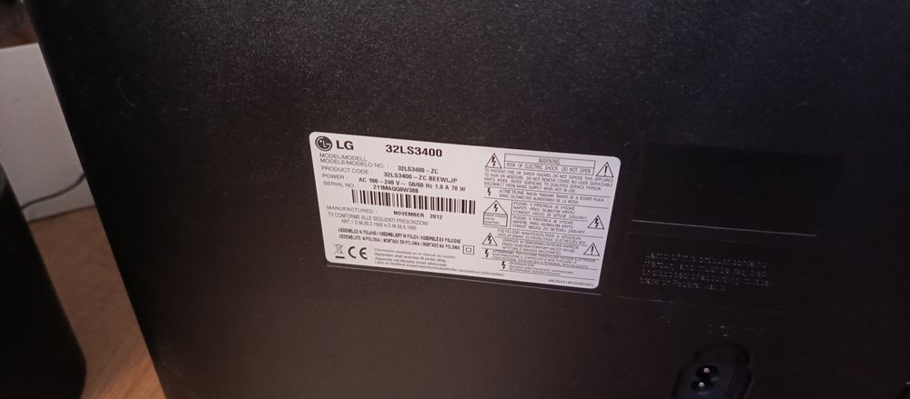 Telewizor LG 32LS3400 bdb