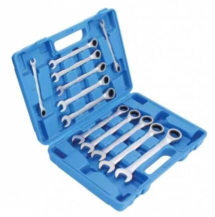 JOGO DE 12 CHAVES COMBINADAS COM ROQUETE 8-19MM S-12GW72