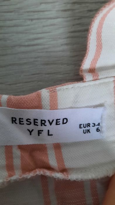 Kombinezon Reserved r. 34 szerokie nogawki, na ramiączkach