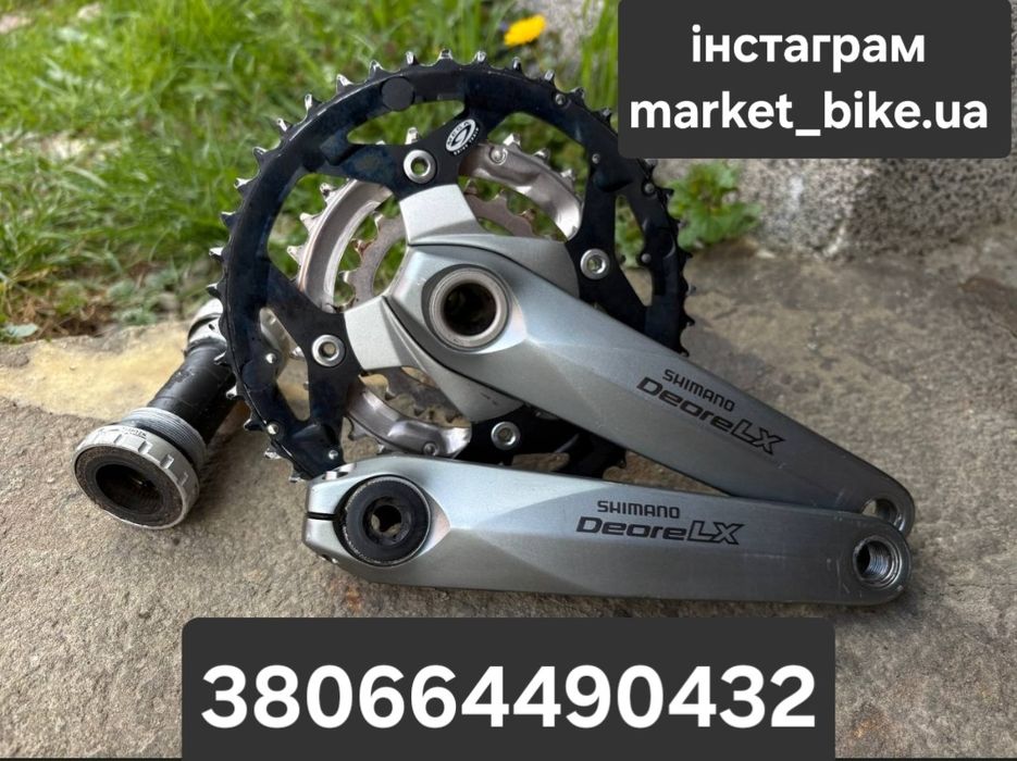 Шатуни  Shimano Deore lx