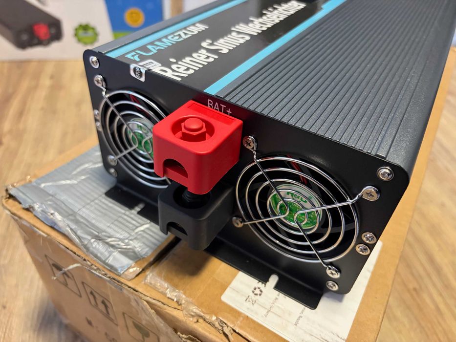 Falownik Sinusoidalny 3500 W FLAMEZUM 12V/230V Przetwornica napięcia