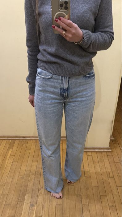Джинси wide leg Zara,34 розмір