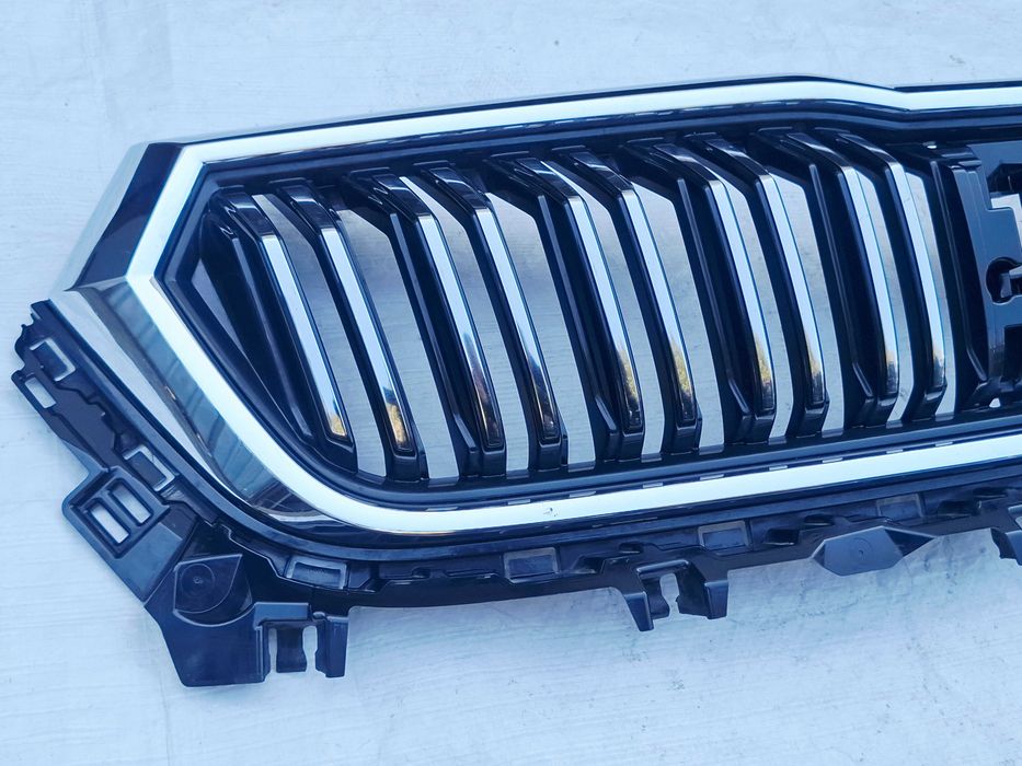 atrapa grill gril chrom zderzaka przód skoda skoda kodiaq i 1 lift
