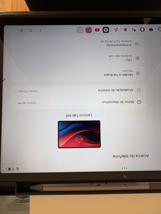 Tablet lenovo como novo