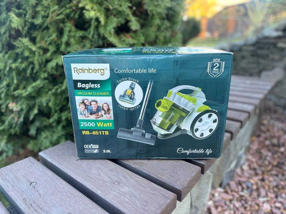 Пылесос колбовый 2️⃣5️⃣0️⃣0️⃣w безмешковый с турбощеткой‼️ Германия‼️