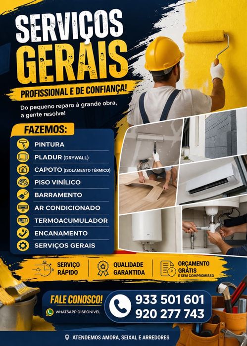 servicos gerais,obras e remodelacao