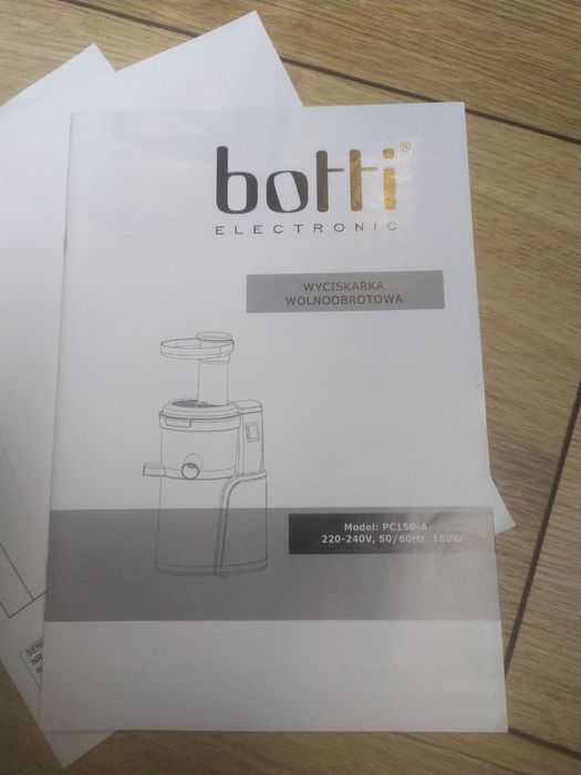 Соковижималка, botti model PC150- А ,