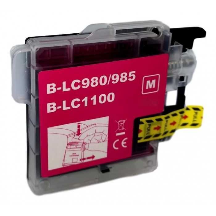 Tusz do drukarki Brother DCP-J125 DCP-J315W LC985 Magenta Czerwony 2x