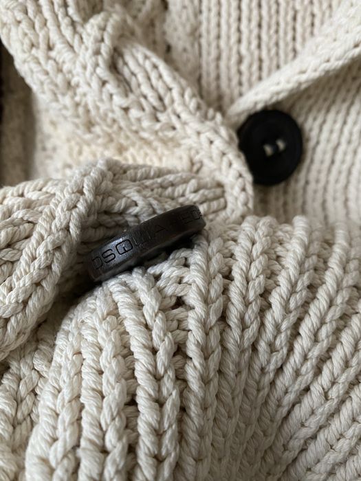 Чоловічий вʼязаний кардиган Dsquared2 100% вовна; розмір M