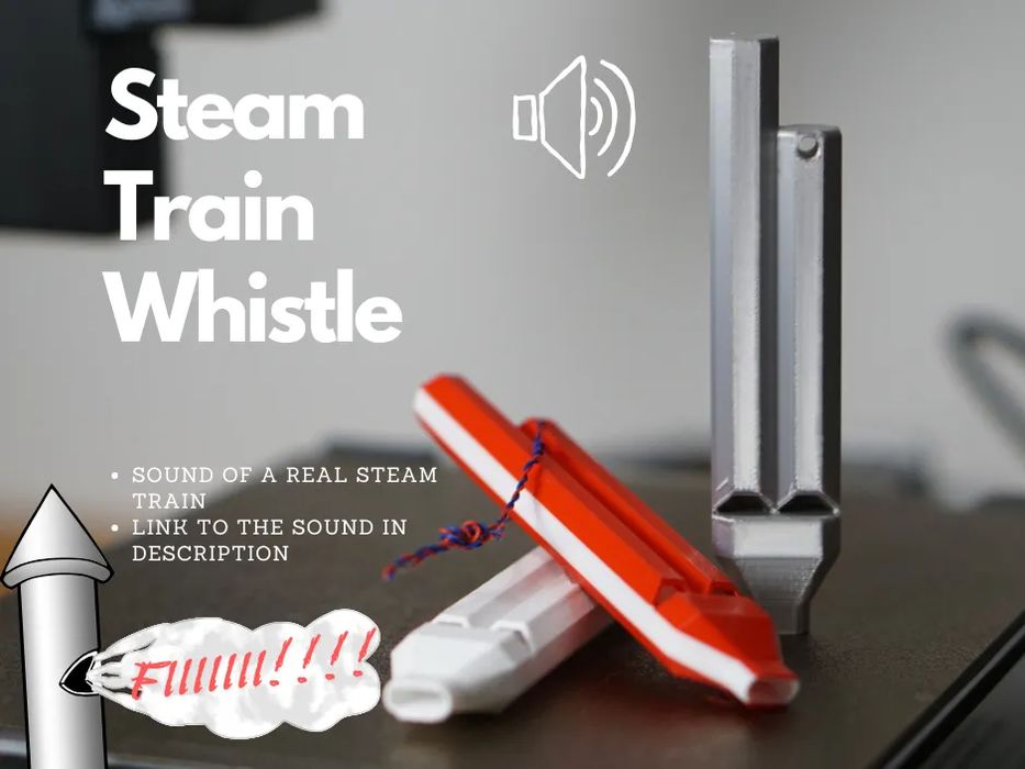 Apito de Comboio a Vapor Autêntico