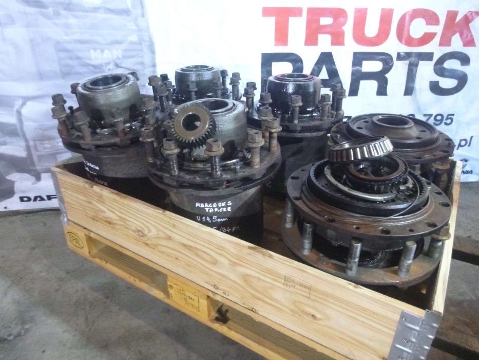 ZWOLNICA Piasta Mercedes Mp1 Mp2 Tarcze 24,5 cm 8x4 6x4 4x2