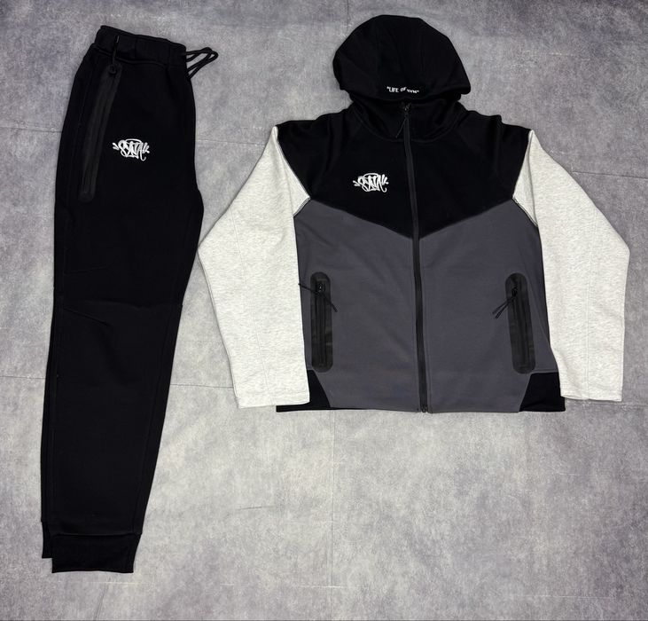 Костюм спортивный Nike x Synaworld Black Grey, Костюм Nike найк , L XL