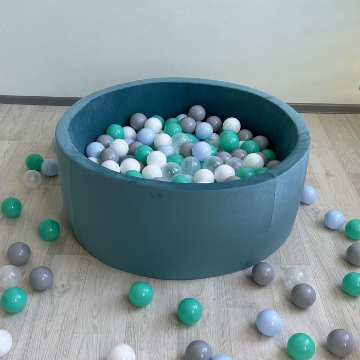 Сухий басейн з кульками та без, діаметр100см, сухой бассейн с шариками