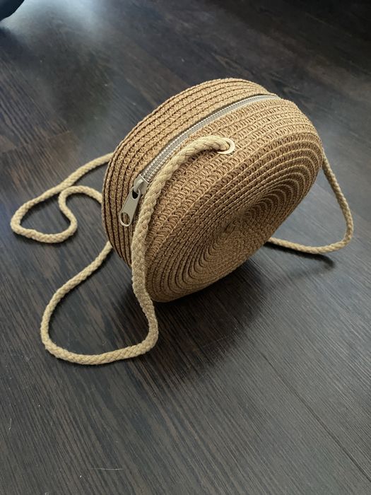 Клатч плетена сумка