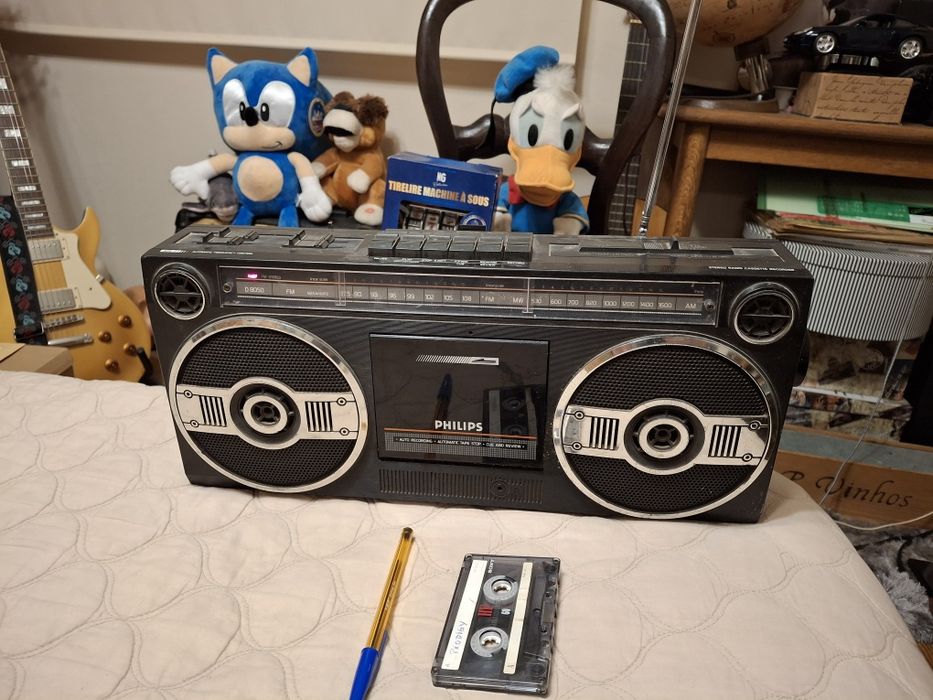 Boombox Philips anos 80