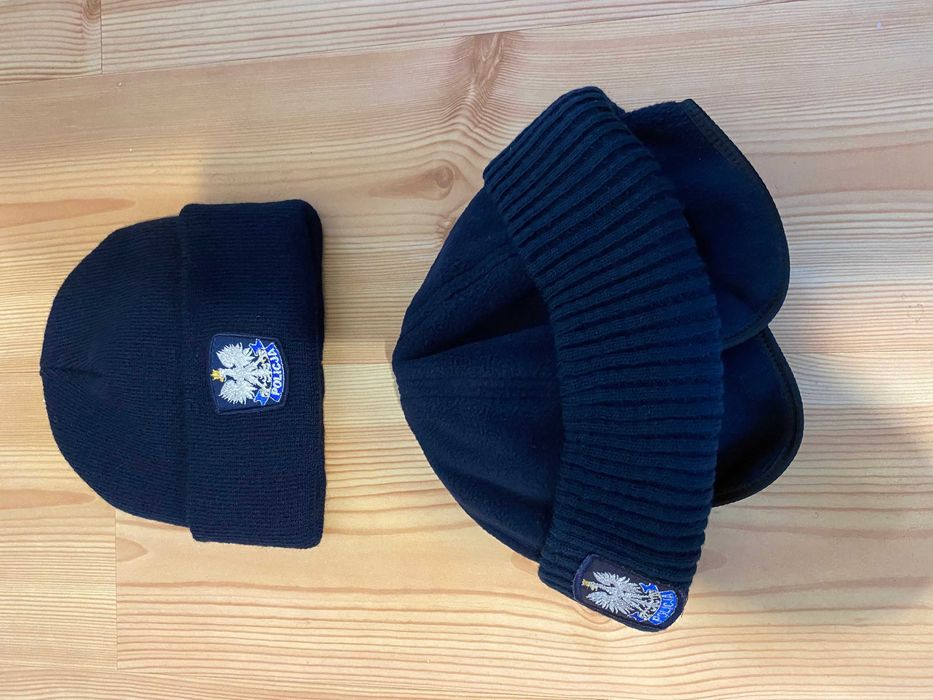 czapka policja zimowa