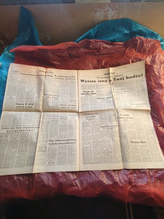 Stara gazeta Trybuna Ludu 1982 rok