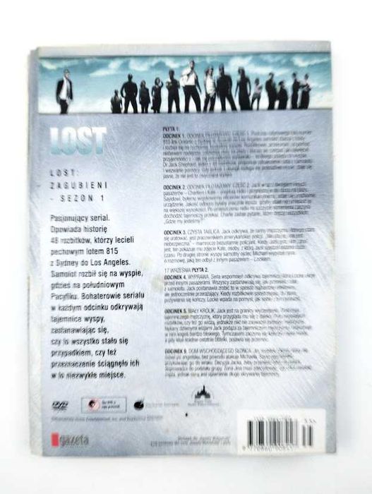 Lost Zagubieni sezon 1 płyty 1-3 DVD