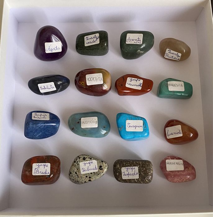 Coleção 41 cristais/minerais