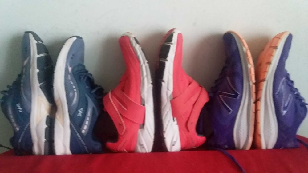 Кросівки  бігові-унісекс-ryka-36/23;Kalenji-37/24;New Balance-39/25