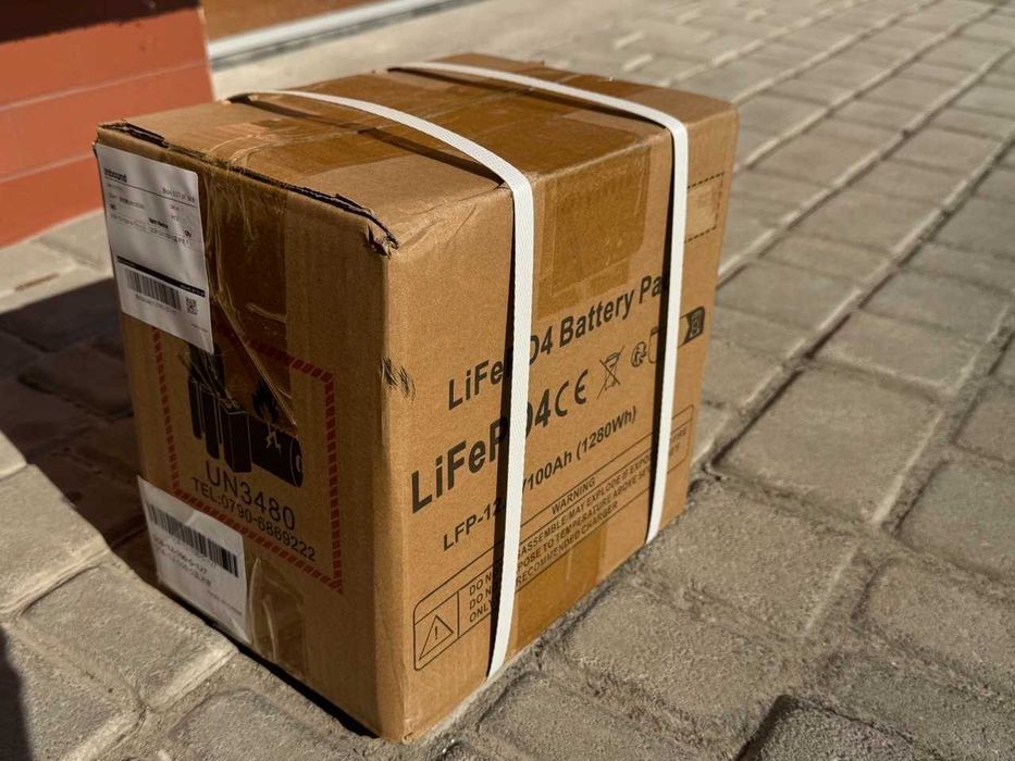 Акумулятор UN3480 LiFePO4 12V 100Ah (1280Wh) літій залізо фосфат