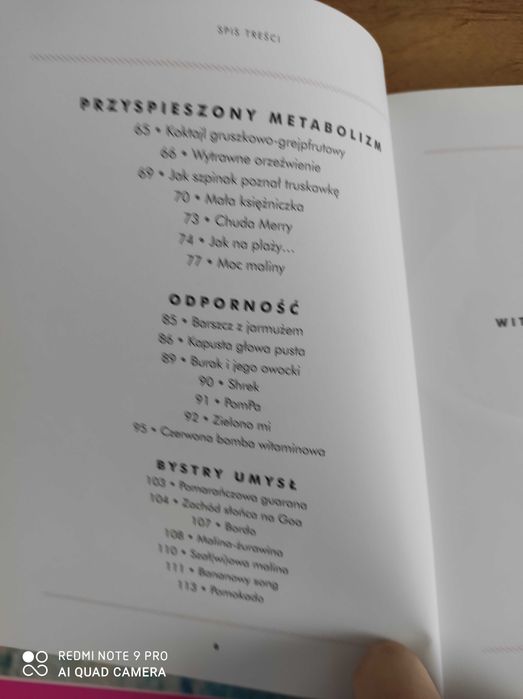 Książka Koktajle dla zdrowia i urody Katarzyna Blazejewska