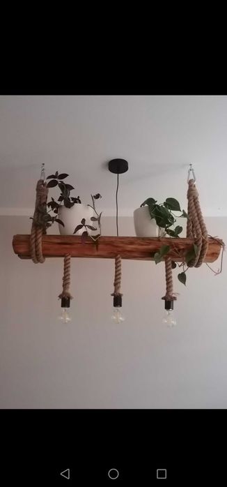 Lampa wisząca  hand made industrial designerska loftowa
