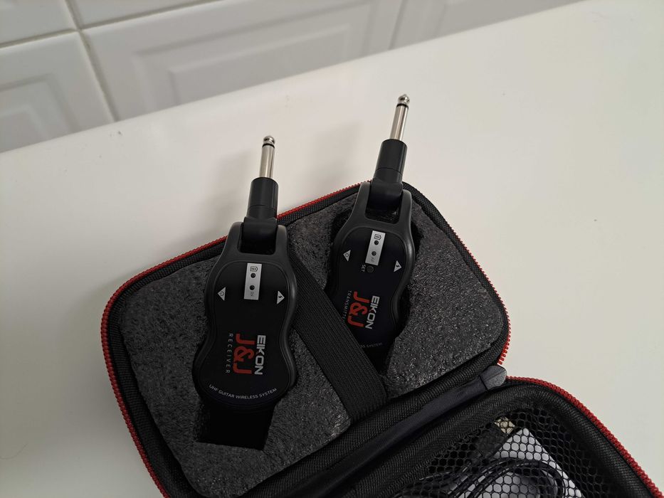Sistema Wireless Guitarra EIKON J&J UHF – Como Novo