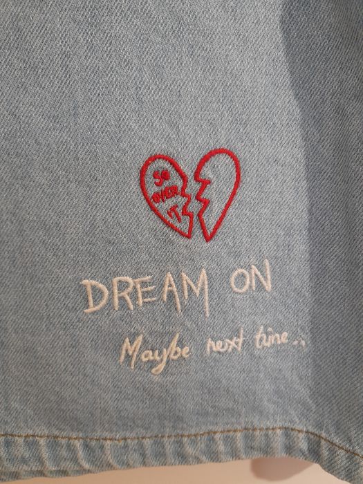 Denim Co Primark нова бавовняна джинсова міні-спідниця