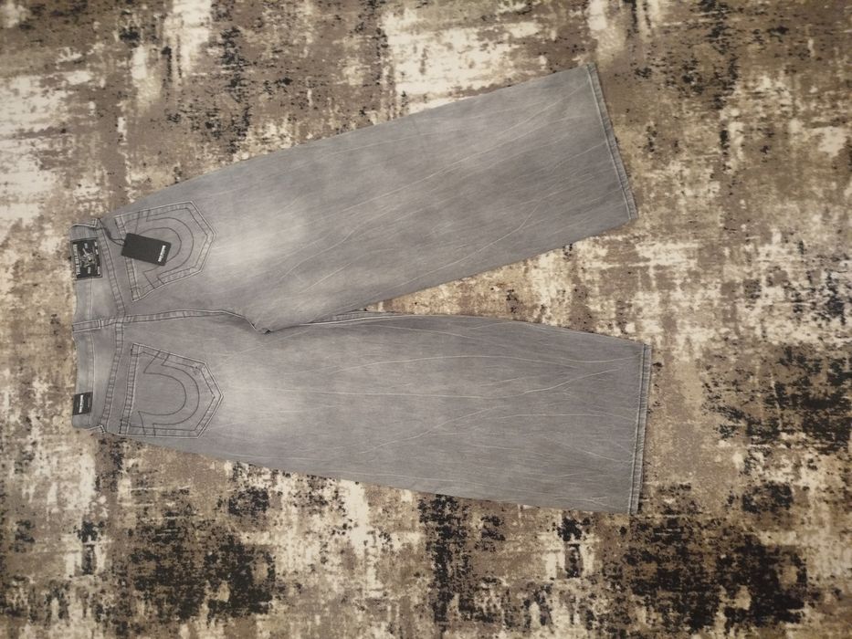 Джинси true religion grevel root grey wash