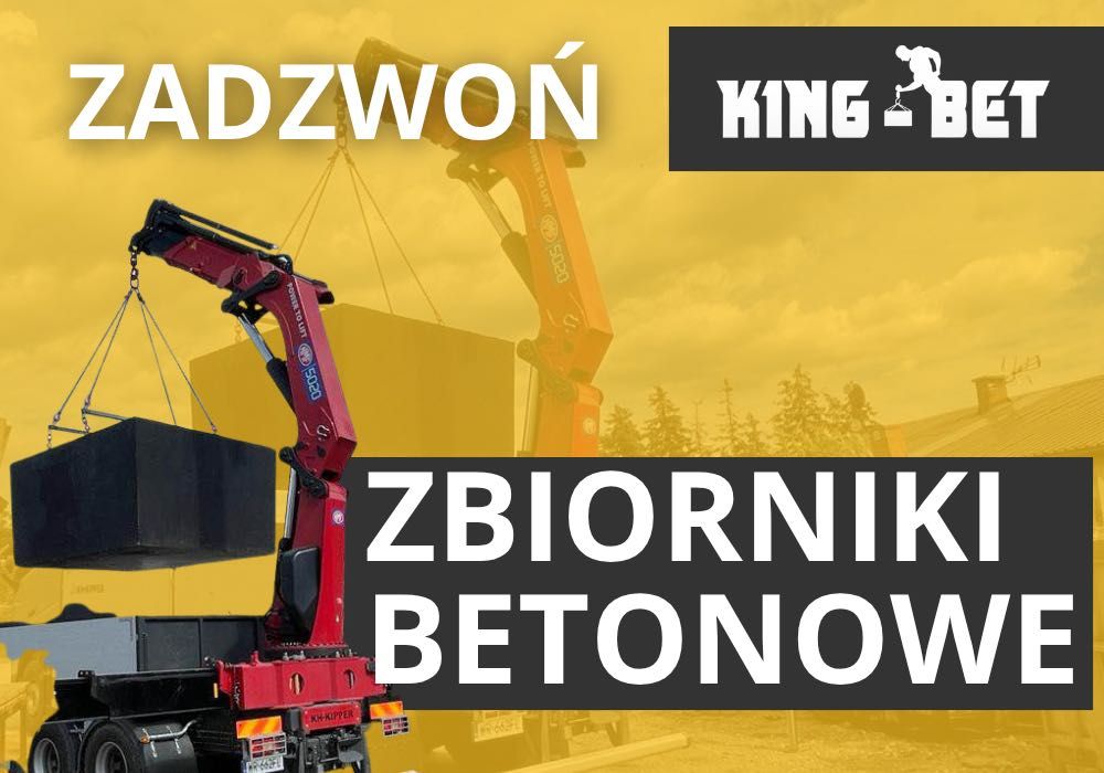Szambo betonowe Katowice | Transport i montaż