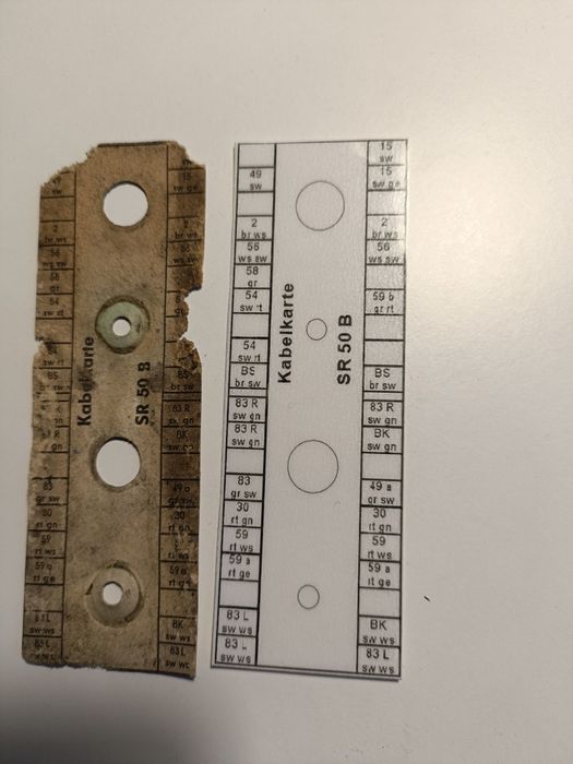 Kabelkarte Simson SR 50 karta instalacji elektrycznej Simson SR50/80