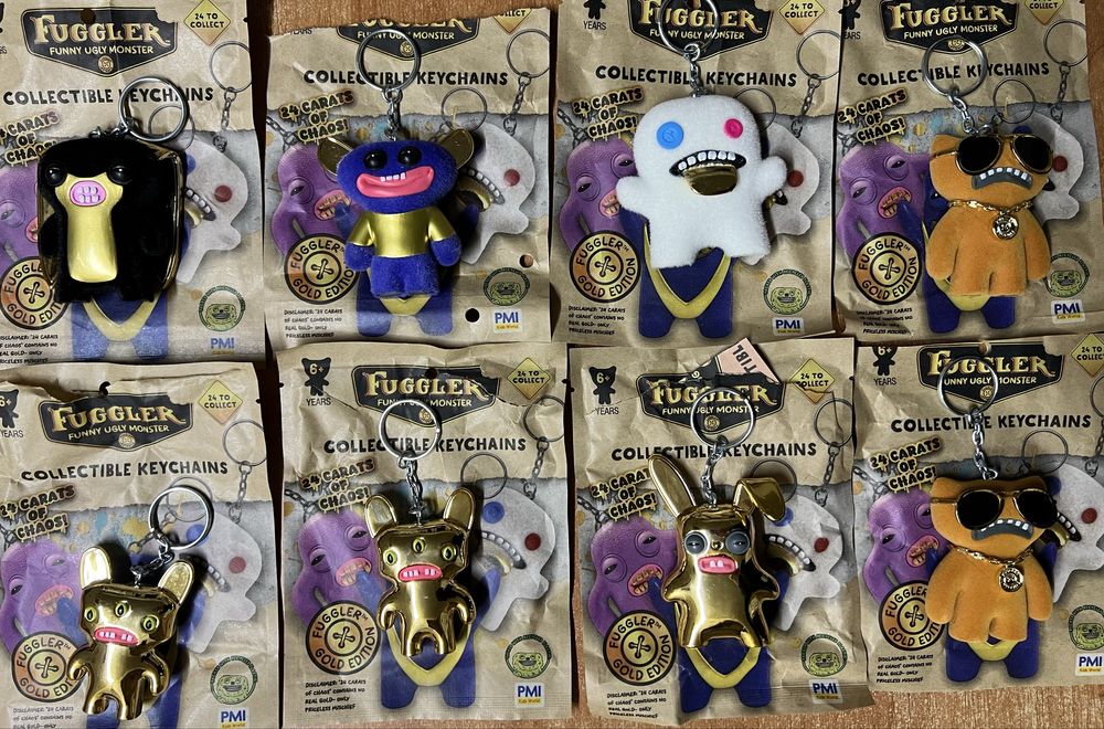Брелок-сюрприз Fuggler — Серія 3,gold edition, фуглер,фаглер,монстр