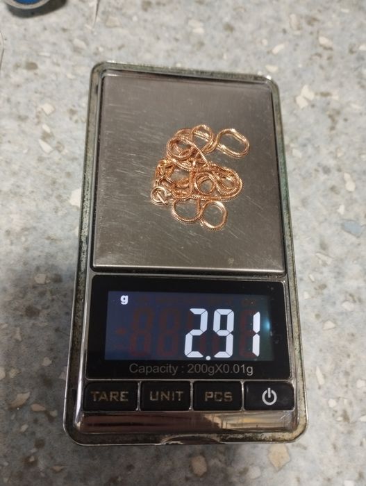 Золотая цепочка 2.91 грамма 50 см