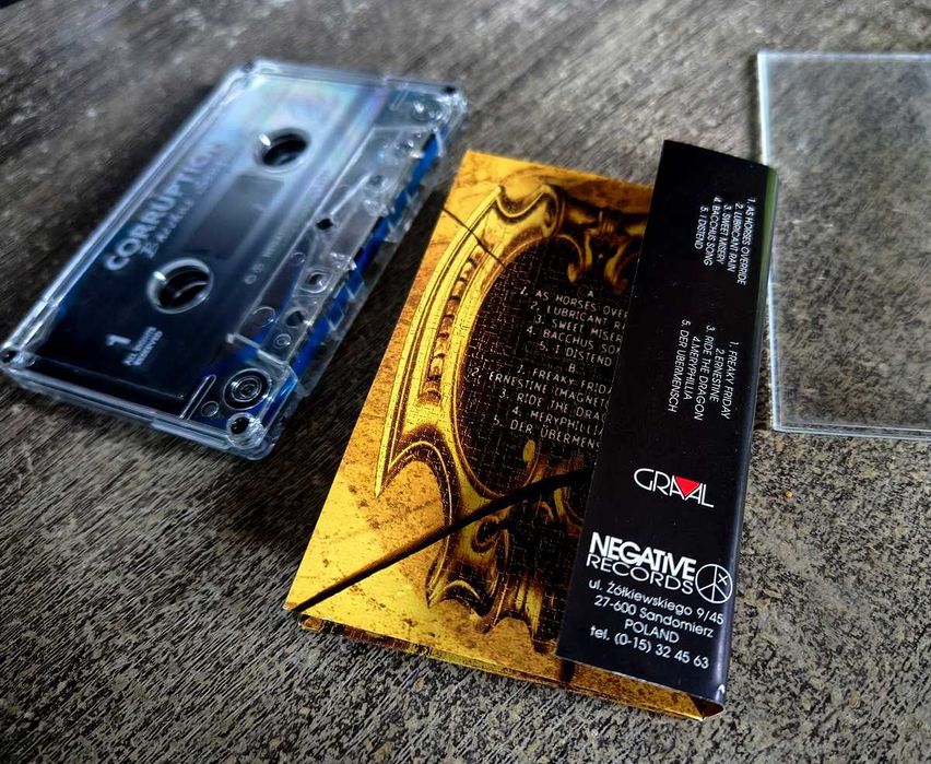 Corruption - Bacchus Songs - kaseta magnetofonowa metal UNIKAT