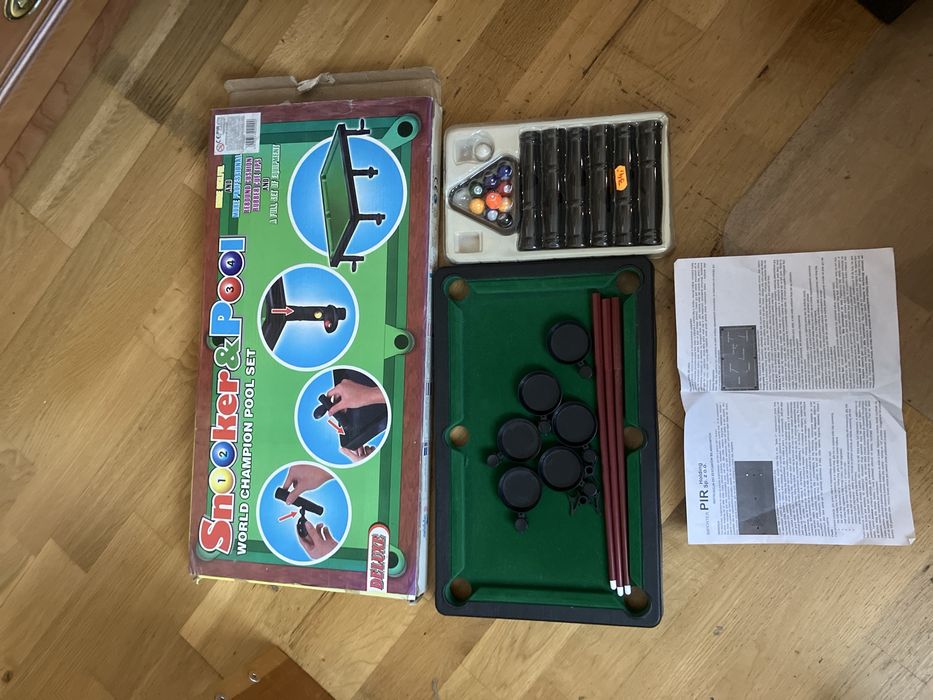 Gra mini Bilard: Snooker&Pool Kehongsheng,stan idealny,unikatowa gra!