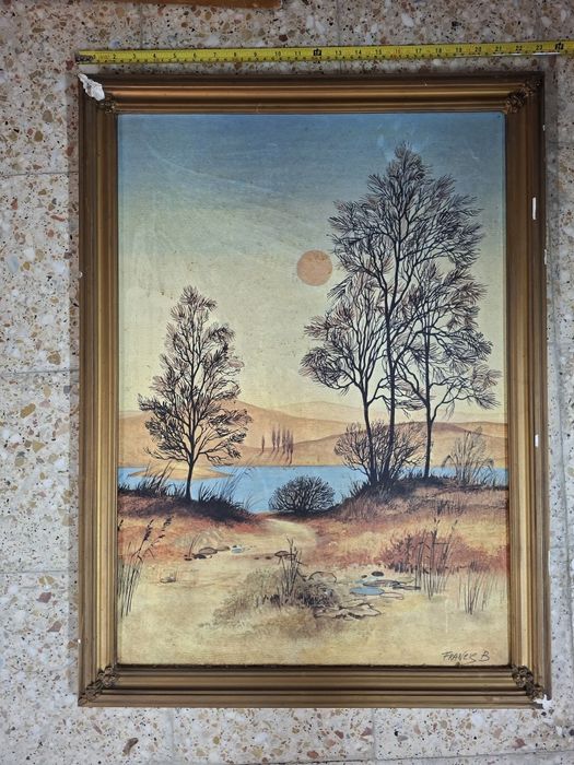 3 quadros emoldurados