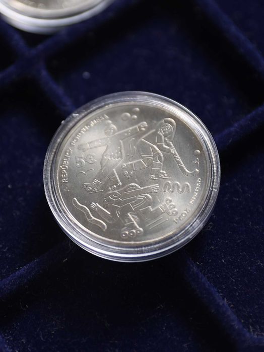 Moeda 5 € Cupro-Níquel - 100º Aniv - Federação Portuguesa de Patinagem