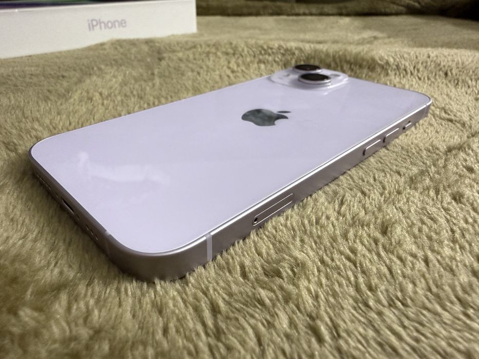 iPhone 14 128GB purple/ fioletowy kondycja baterii 86%
