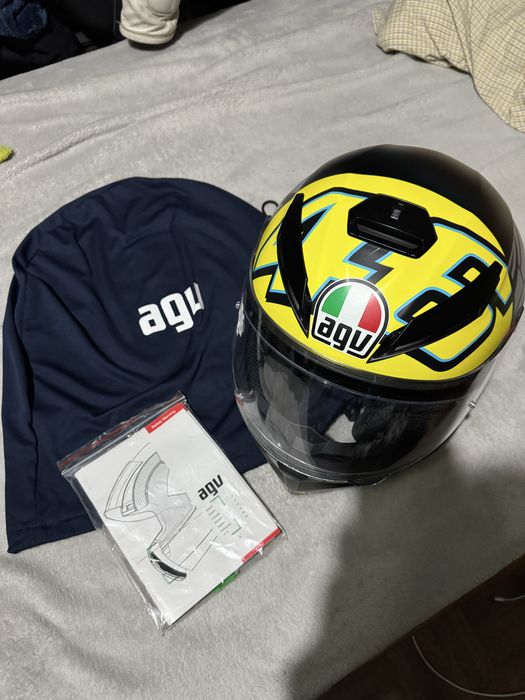 Capacete AGV VR46 (tamanho S)