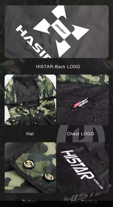 Дощовик HISTAR, куртка-плащ камуфляж